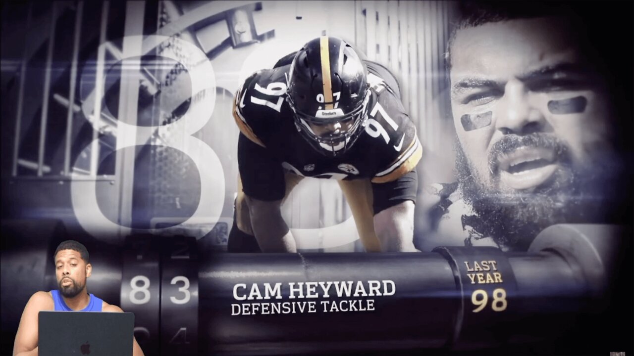 CHANNELADRIANTV Reacts | NFL Top 100 Players Of The 2024-2025 Season #83|DT Cam Heyward