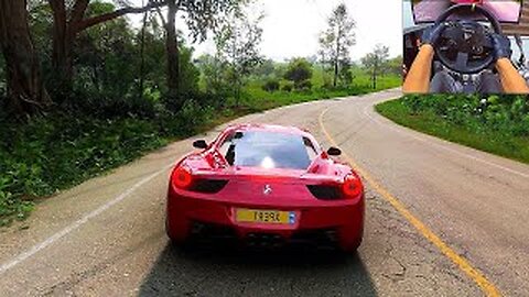 600HP Ferrari 458 Italia - Forza Horizon 5 | Thrustmaster TX gameplay