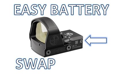 How to Change the Battery on the Leupold Deltapoint Pro