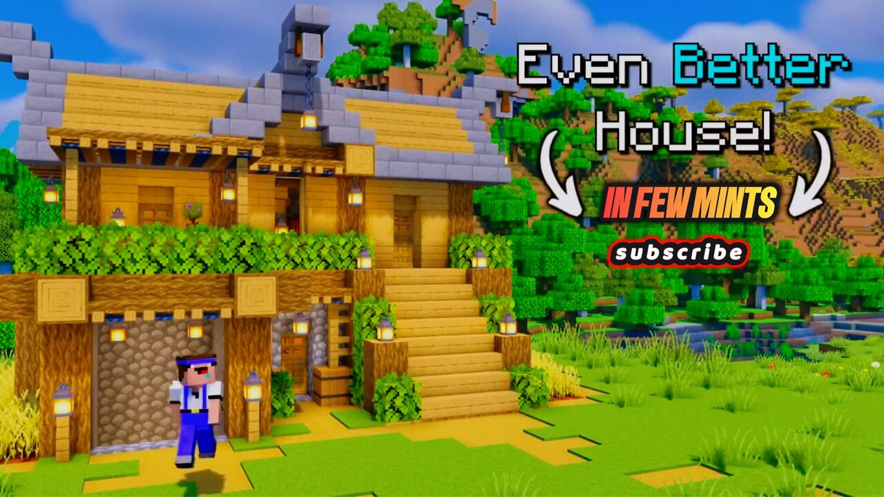 Minecraft house building compleate video
