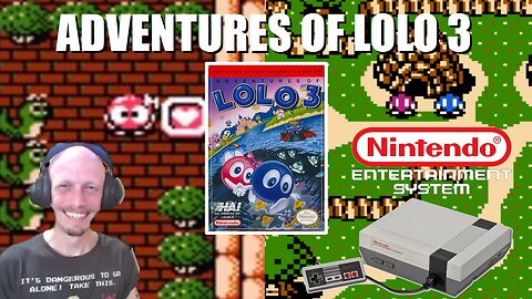 Adventures of Lolo 3 (NES): Join Lolo & Lala in their Quest to Combat the wicked King of Eggerland