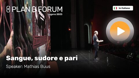 Sangue, Sudore e Pari | Mathias Buus | Plan ₿ Forum
