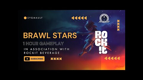 Brawl Stars for 1 Hour Straight! | Sponsored by RockIt Drink
