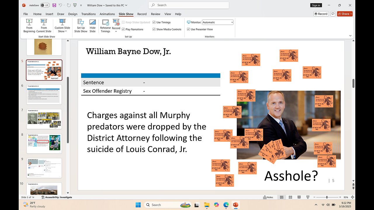 TCAP Case Study - William Dow the Finger Indexer Predator - To Catch a Predator