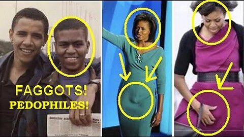Call: Pedophile Faggot Satanist 'Big Mike' Michelle Obama Comes Clean On Podcast!