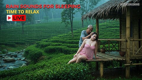 Massage Therapy in The Rain #massage #massagetherapy #villagelife #heavyrain #viralvideo #asmr