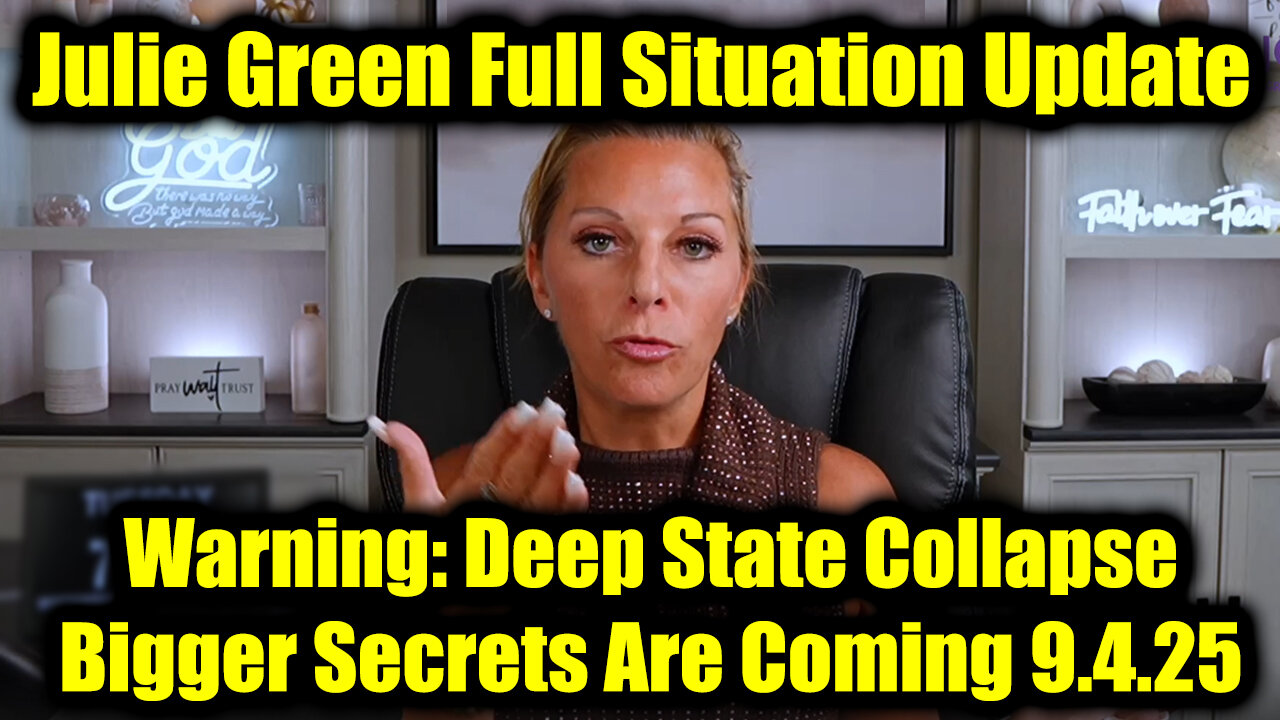Julie. Situation Update 9.4.25 - Deep State Collapse, Bigger Secrets Are Coming