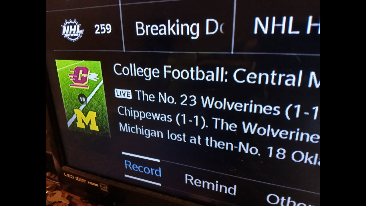 Streaming Michigan vs Central Michigan and chatting on 9/13/25!!