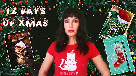 Vlogmas | 12 Xmas books in different genres | nonfic, horro, historical romance