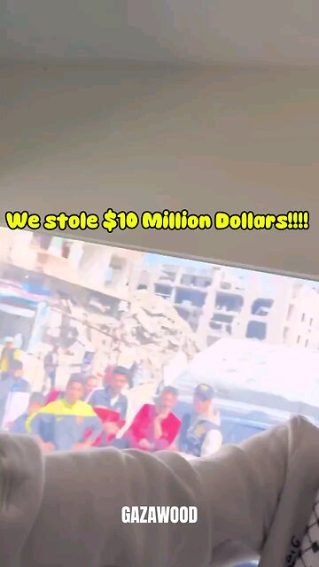 Innocent Westerners donate money to Gaza. Gazans steal $10 Million from Hospital. Keep on giving...