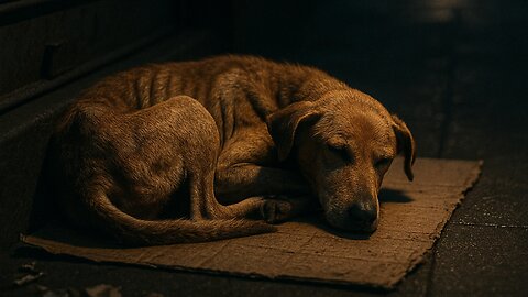He Just Wanted to Survive… The Heartbreaking Life of a Stray Dog 💔