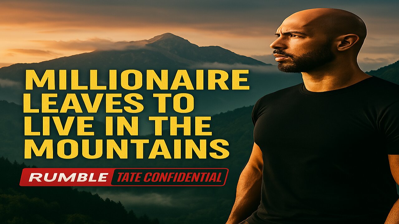 TATE CONFIDENTIA EPISODE 48 - MILLIONAIRE LEAVES TO LIVE IN THE MOUNTAINS