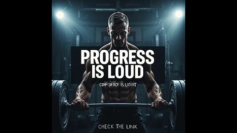Confidence is Silent. Progress is LOUD | Fitness Motivation
