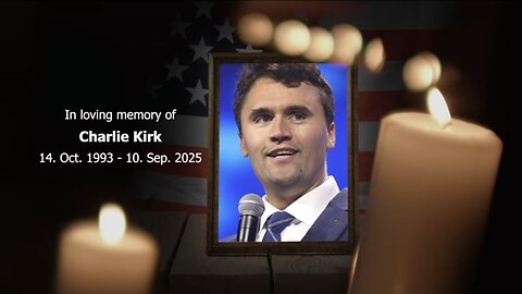 In memory of Charlie Kirk 🕯