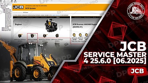 EXPLORING JCB SERVICE MASTER 4 25.6.0 [06.2025] ON DIESEL POWER PRO