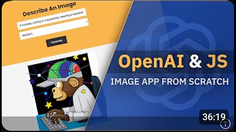 🧠 Build an AI Image Generator with OpenAI & Node.js 💻✨ | Step-by-Step Tutorial! 🚀