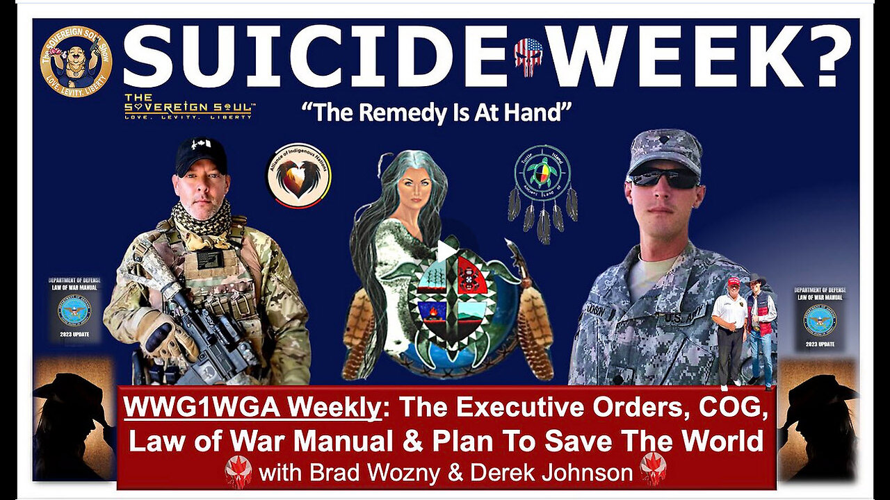 [DS] Suicide Week? CIC Trump’s MAGA Peace Deals, Hillary Treason & Arrests Soon for Vaxx Genocide?