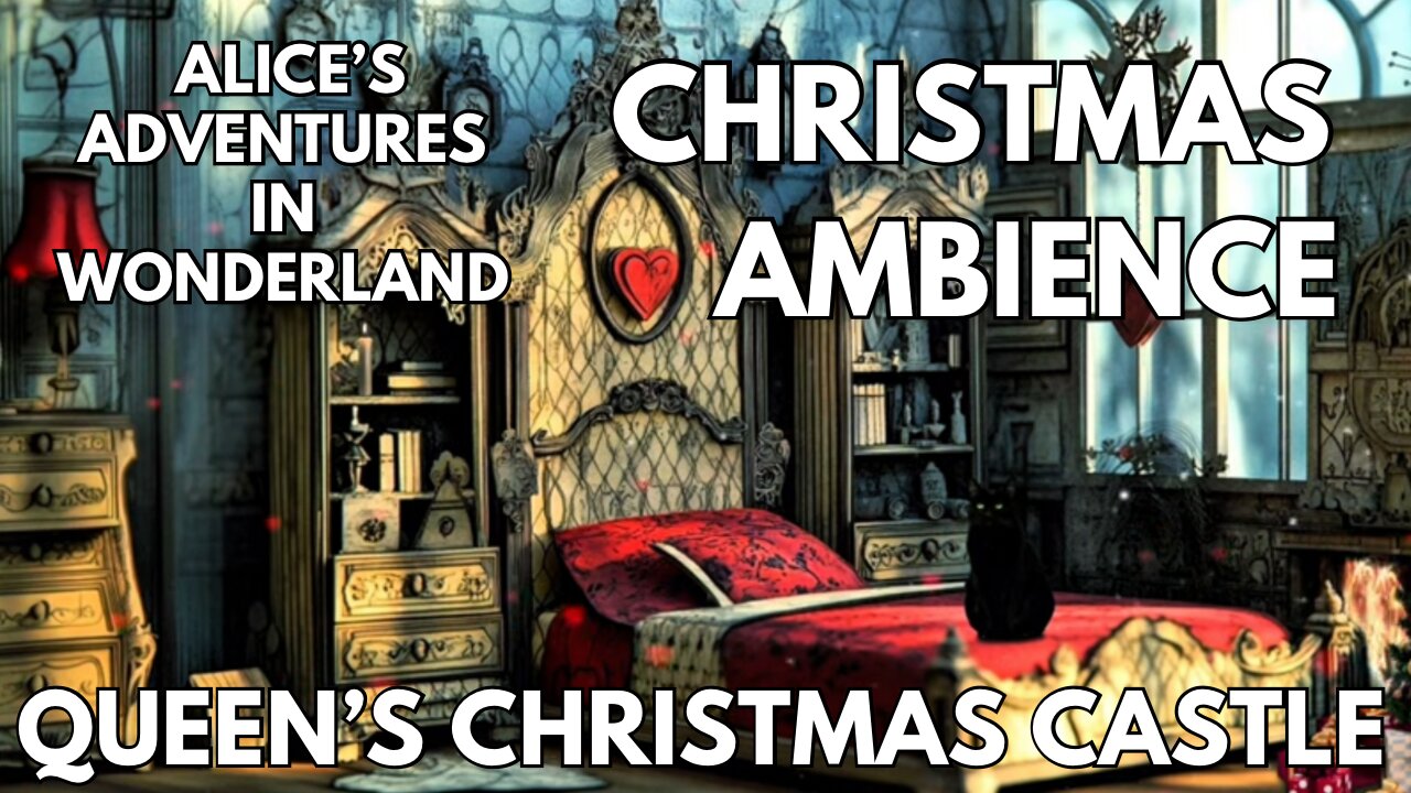 🎄 Queen’s Christmas Castle Ambience | Fireplace & Winter Weather | 4K Wonderland ASMR