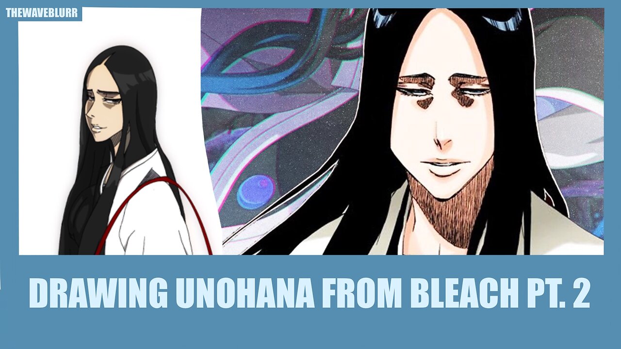 Drawing Unohana from Bleach Part 2