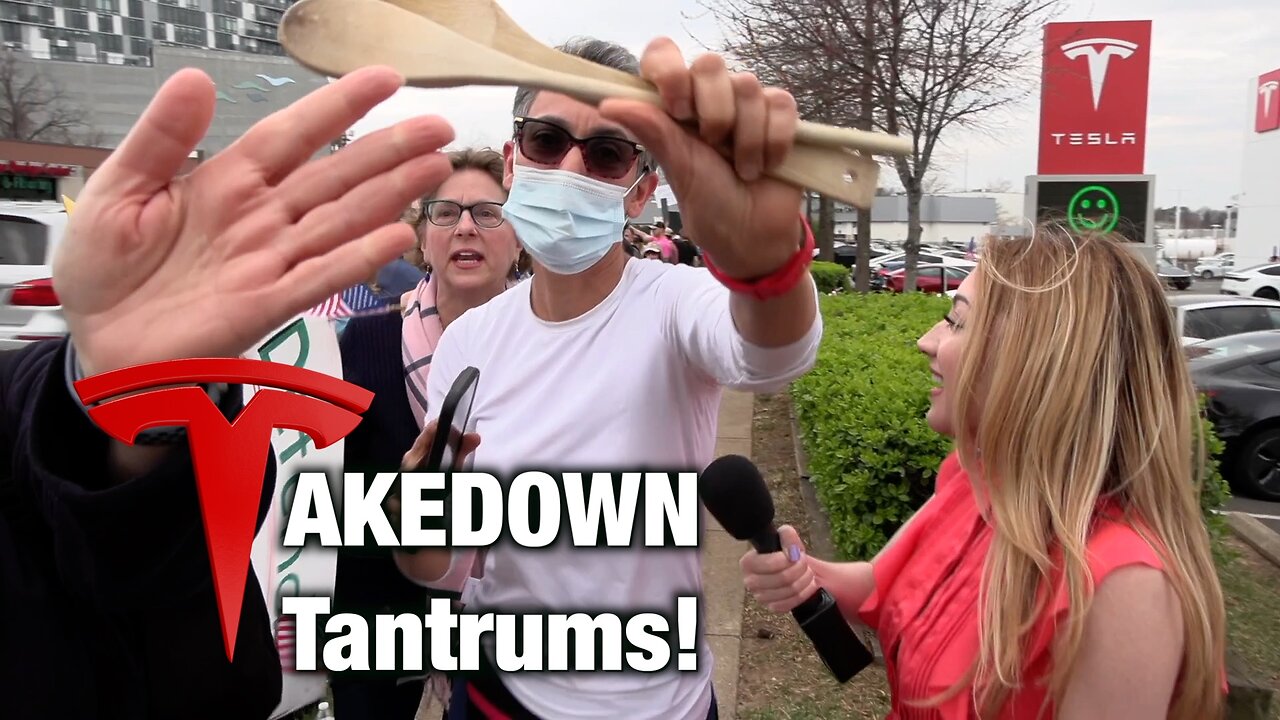 MRCTV On The Street: Tantrums On Tesla Takedown Day!