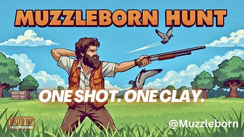 Clay Tossed and Shot Mid-Air! Shotgun