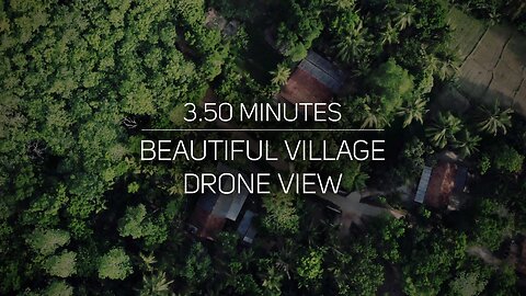Beautiful Village Drone View | Scenic Farmland, Small Houses & Peaceful Countryside Roads 🌿