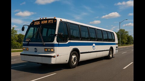 Nova RTS MTA BUS driving on the Road in 2025