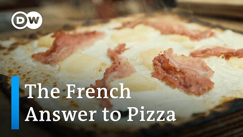 How Tarte Flambée or Flammekueche is made in Alsace