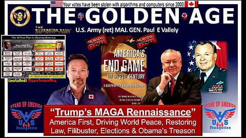 🚨GOLDEN AGE EXCLUSIVE🚨General Paul Vallely Drops BOMBSHELL on [DS] Plots & Trump’s Secret Weapon!