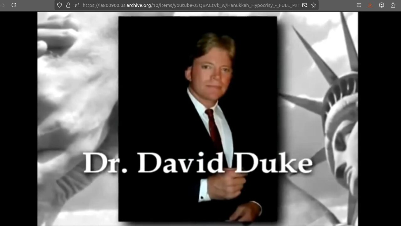 Dr David Duke Hanukkah Hypocrisy Part 1 and 2