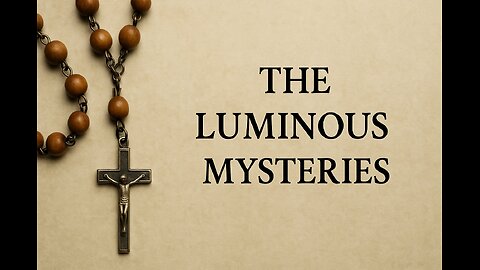 Luminous Mysteries + Rose Offerings | 5 Decade Rosary with Vocal Prayers | Catholic Meditation & Prayer