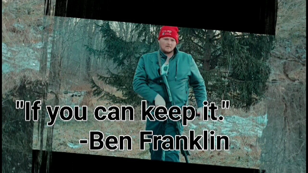 "-If you can Keep it" -Ben Franklin