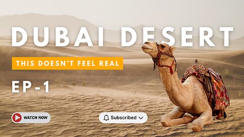 DUBAI DESERT IS UNREAL