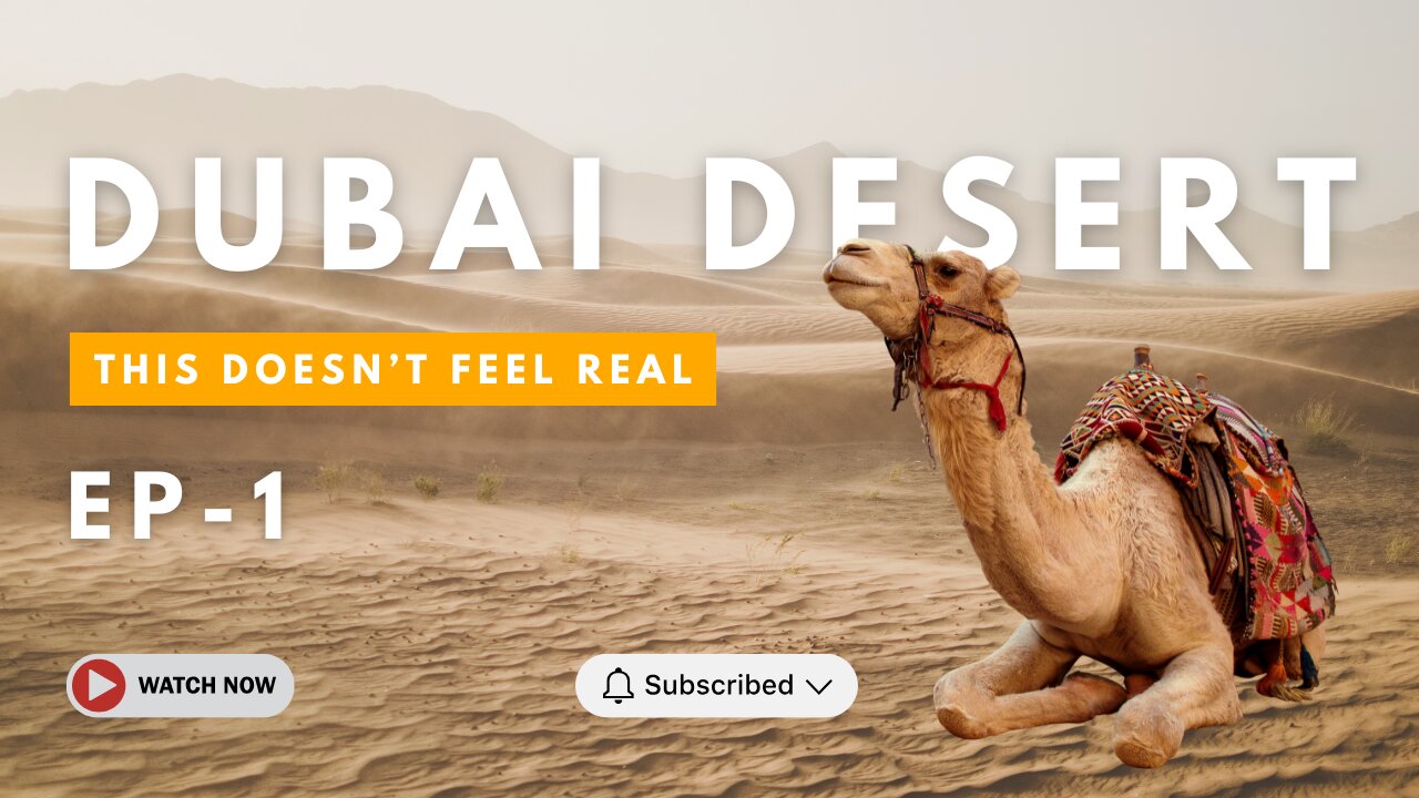 DUBAI DESERT IS UNREAL