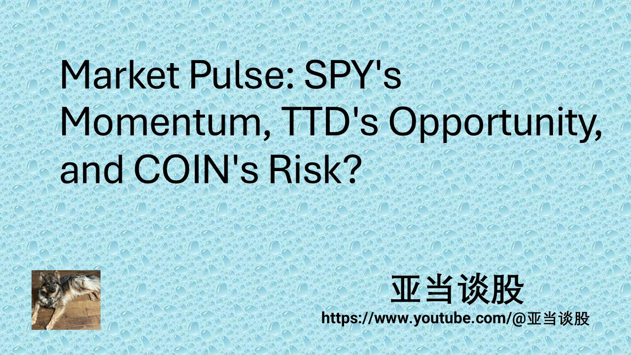 Market Pulse: SPY's Momentum, TTD's Opportunity, and COIN's Risk?