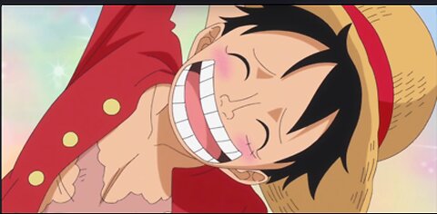 Luffy and his crews turns red when Robin compliments him