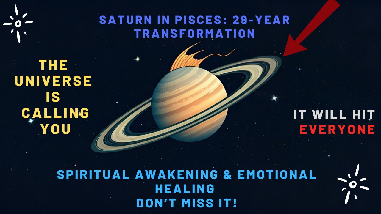 Saturn in Pisces A Once in a 29 Year Transformation Spiritual Awakening & Emotional Healing 🌟