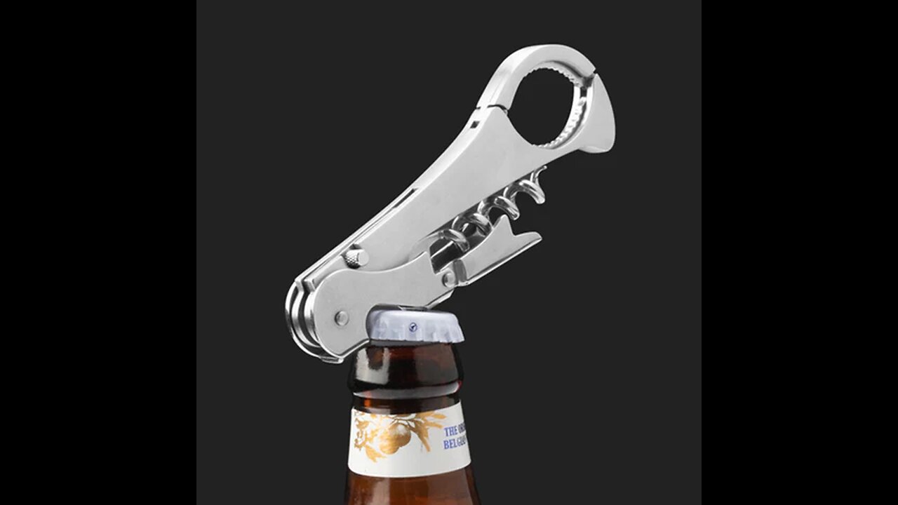 Thick Stainless Steel Multifunctional Wine Opener