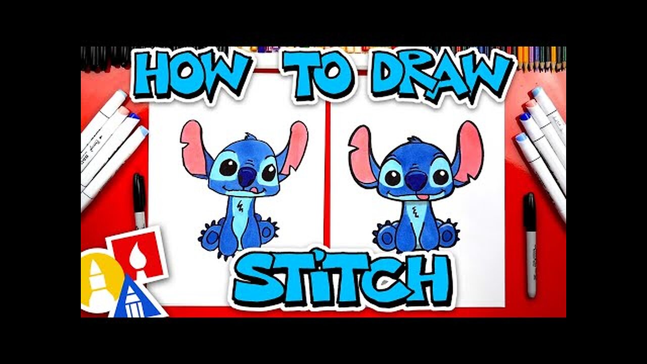 How To Draw Stitch From Lilo And Stitch