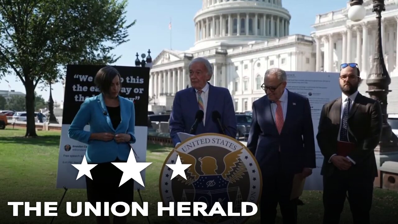 Senate Democrats Hold a Press Conference on the FCC and Jimmy Kimmel
