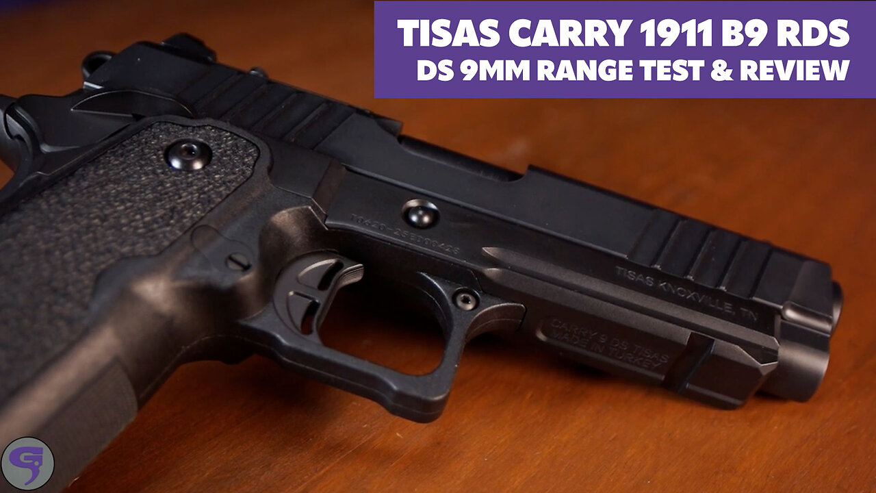 Tisas Carry 1911 B9 RDS — Double-Stack 9mm Range Test & Review
