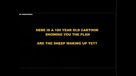 100 YEAR OLD CARTOON ABOUT COVID - WHATS HAPPENING NOW BEING SHOWN TO US 100 YEARS AGO