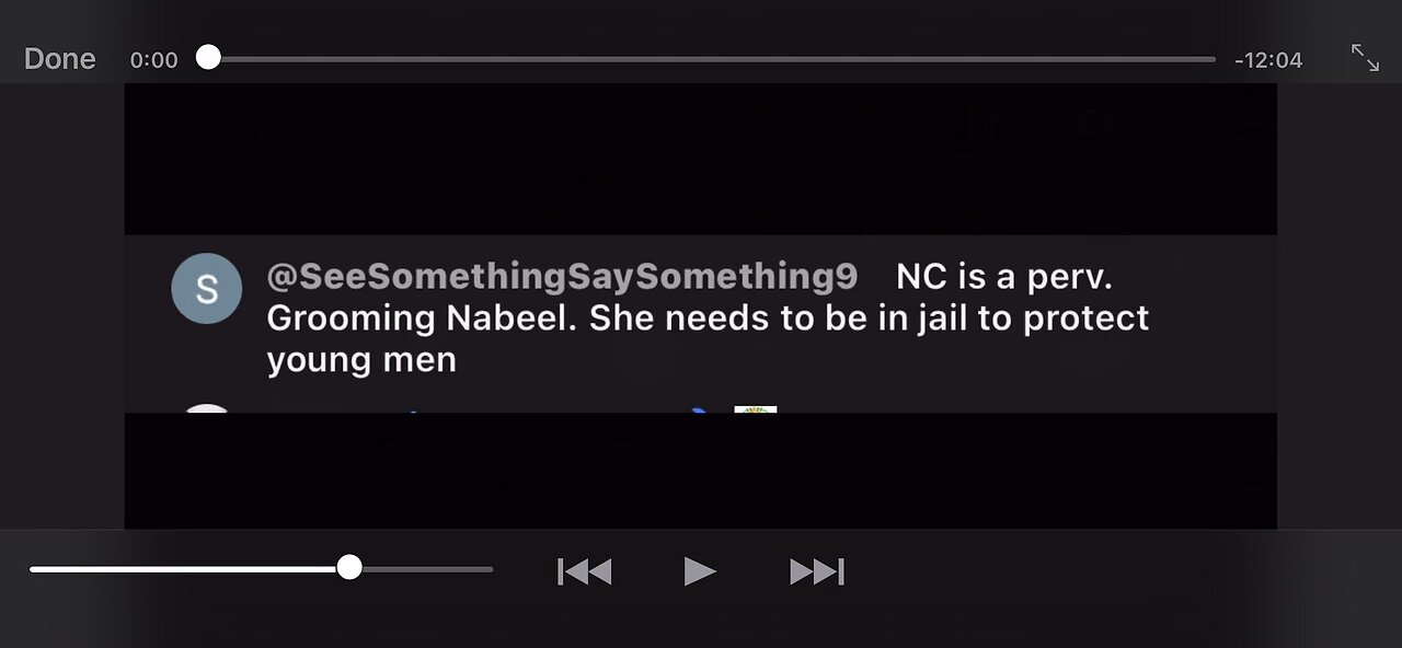 Slothpig trolls Natasha Cooper