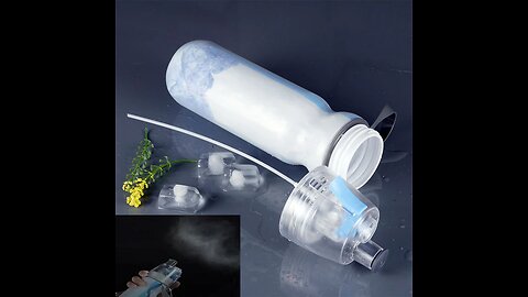 Spray Mist Water Bottle For Outdoor Sport Hydration & Cooling Down
