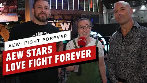 AEW Fight Forever - All Elite Stars On Their First AEW Game _ gamescom 2022