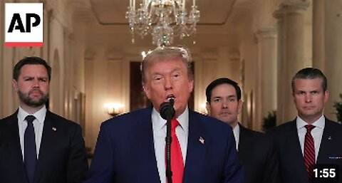 Trump addresses the nation after US steps into war between Israel and Iran