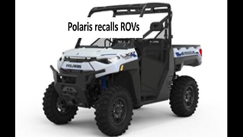 Polaris recalls ROVs