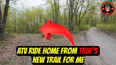 ATV Ride Home From True's, New Trail - Part 2
