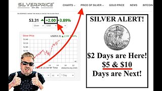 BIX WEIR ---SILVER ALERT! $2 Days are Here! $5 & $10 Days Next! NO SOLUTION TO THE SILVER SHORTAGE!