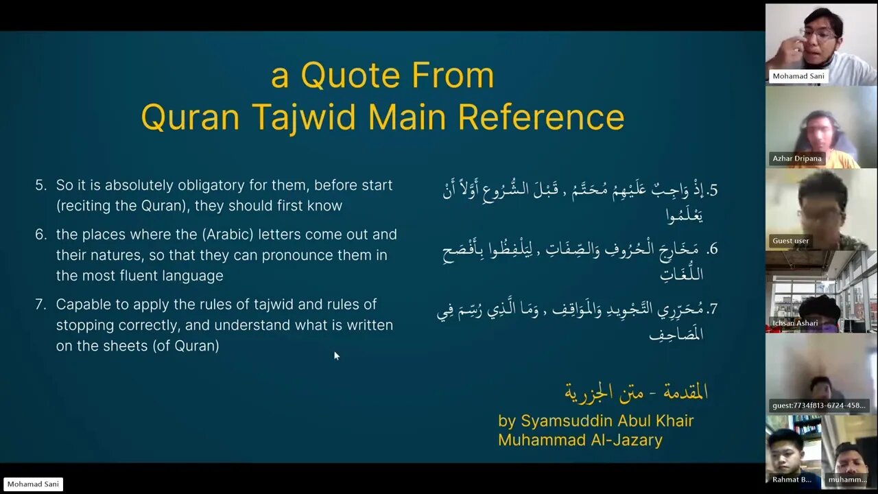 20231207 - About LQTajwid for New LQ Personnel